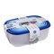 Core Kitchen 14pc Rectangular Food Storage Bowl Set - Blue Ombre 48026 - alternate 1